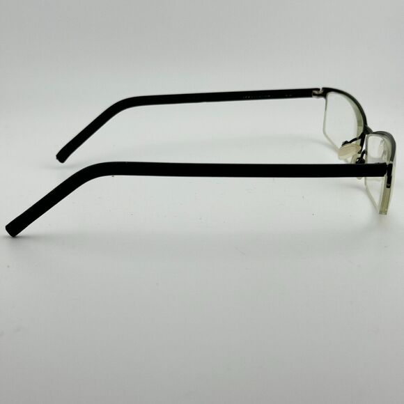 Ogi Eyeglasses Frame R71 TS009 52-16-140 Black Half Rim H13237 - Picture 4 of 8